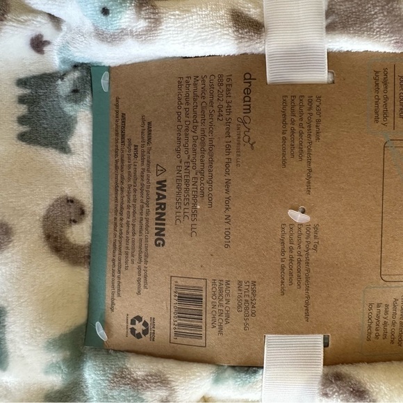 Dream Gro 2 pc Blanket and Spiral Toy - New - Picture 8 of 9